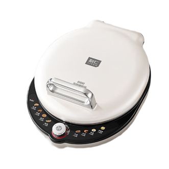 利仁/LIVEN  小钢人电饼铛 304不锈钢家用双面加热 加深电煎锅速热烙饼锅0涂层早餐机