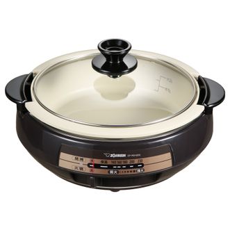 象印(ZOJIRUSHI)不锈钢多功能烧烤火锅两用料理鸳鸯锅PEH20C