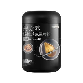 五谷磨房   核桃芝麻黑豆粉600g（无糖款） 代餐粉早餐冲饮坚果谷物粉