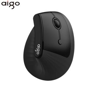 爱国者（aigo）  蓝牙鼠标LM808【夜影】人体工学垂直鼠标 无线蓝牙双模 轻音办公 电脑笔记本通用鼠标