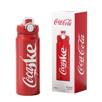 NONOO  可口可乐联名保温杯316不锈钢大容量运动车载水杯760ml可乐红/NS760M1
