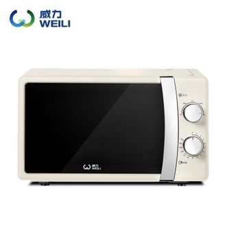 威力（WEILI）  微波炉经典机械式旋钮操控小型家用21L五档火力调节360转盘式加热B21MXP74-C70