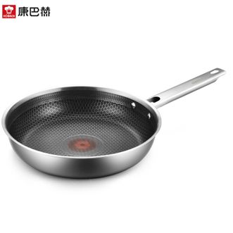 康巴赫  正品红点感温蜂窝煎锅28cm 家用不粘锅平底锅 煎炒锅炒菜锅煎蛋锅家用煎牛排锅