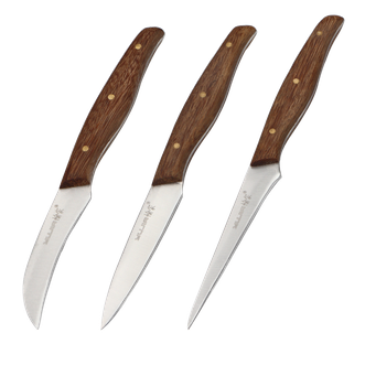 愉家 食品雕刻刀水果雕花刀瓜果拼盘雕刀入门三件套JY-01