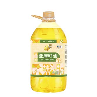 福临门  营养家冷榨亚麻籽油3L家用食用油