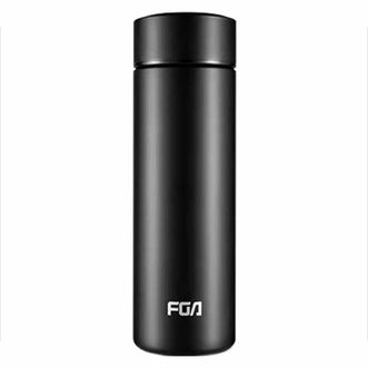 富光（FUGUANG）  带数显温度316不锈钢水杯 向简数显保温杯 450ml