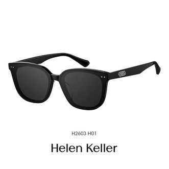 海伦凯勒（Helen Keller）  【琥珀镜】灰绿镜片男女防晒墨镜