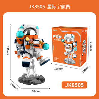 JAKI  积木拼装益智军事星际宇航员火箭太空 星际宇航员