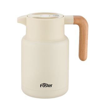 浮士德  爱丁堡 真空焖茶壶304不锈钢茶水分离真空焖茶壶保温茶壶大容量1.3L F-H02