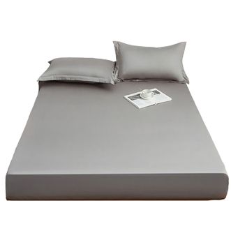 九洲鹿  秋冬季加厚床笠罩 180*200cm 高级灰 JCL045