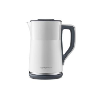 摩飞  电热水壶304不锈钢双层防烫实时显温 MR6070 白色
