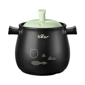 小熊（Bear）3.5L砂锅家用厨房烹饪锅具炖锅煲汤炖汤熬药沙锅砂锅瓦煲CP-G0017-S02-3.5L绿色