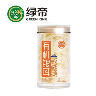 绿帝  有机银耳50g 高山生态有机银耳免洗免泡冲泡营养早餐  有机食品  富含银耳多糖、膳食纤维及多种氨基酸，具有滋阴润燥、增强免疫力