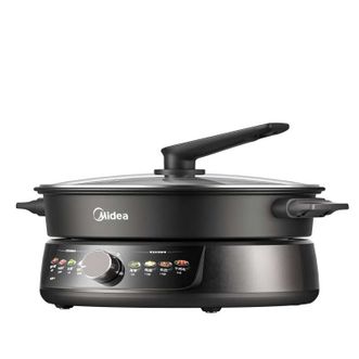 美的/Midea  电火锅 多功能电煮锅分体式电炒锅电热锅料理锅