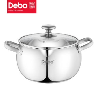 德铂（Debo）加百利汤蒸锅304不锈钢煲汤锅燃气炉电磁炉通用DEP-753