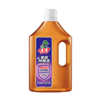 水卫士/seaways  家居除菌清洁4件套装WS14（油污清洁剂浴室清洁剂洗洁精消毒液洗衣液）