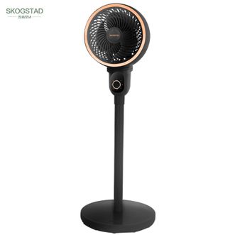 SKOGSTAD  思嘉思达 空气循环扇电风扇 带香薰盒立式轻音落地扇涡轮换气扇夏天降温神器办公室宿舍卧室客厅家用电器大风力转页扇摇头扇电扇SKD-S0077黑色