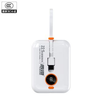 雷摄  【3C认证】KP19 充电宝10000毫安 移动电源 白色