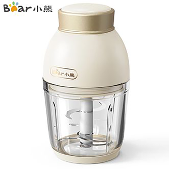 小熊/Bear  婴儿辅食机 6叶刀细绞 家用电动绞肉机0.6L QSJ-D02Q1