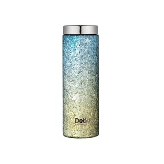 Debo  德铂钛杯99%纯钛保温杯430ml大容量  杯盖即茶杯 创新茶隔 真空锁温 天然保鲜 礼盒包装