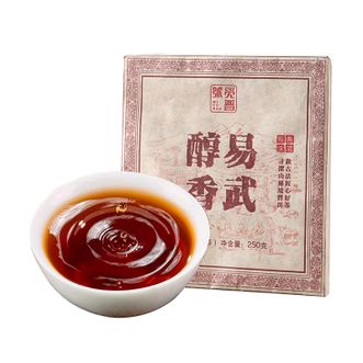 美田  云南普洱茶醇香易武熟茶250g/块