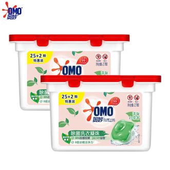 奥妙  自然工坊白茶除菌洗衣凝珠216g*2盒 共54颗 除菌除螨柔顺留香 两盒装