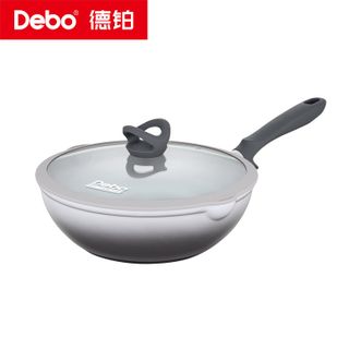 Debo  霍普炒锅不粘锅无涂层无氟家用炒菜锅32cm  DEP-977