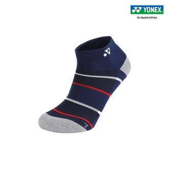 尤尼克斯（YONEX）  运动袜   加厚毛巾底网球袜袜棉  藏青色【抗菌短袜】 均码(40-46码)