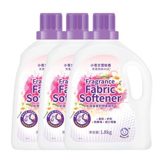 白猫  长效留香织物柔顺剂  长效留香洗衣剂  护形防静电防褶皱  1.8kg*3瓶