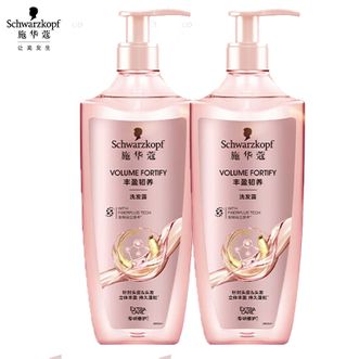 施华蔻  【柔韧蓬松】丰盈洗发露400mlx2丰盈韧养蓬松控油洗发水 强韧发质防扁塌 清爽留香无硅油洗发露 三大美发化妆品品牌之一
