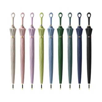 美度MAYDU   16骨长柄雨伞加固加大防水抗风日系清新雨伞