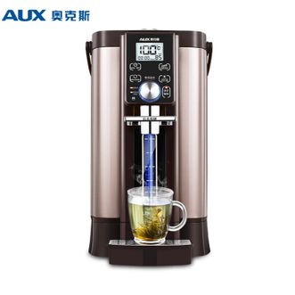 奥克斯/AUX  电热水瓶分体水箱设计LED数码大屏两种煮水模式12段温度可调5L烧水壶 HX-8530F
