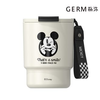  格沵/germ  米奇系列竹简咖啡杯（俏皮款）360ml 便携随行杯 吸管杯子水杯 GM127B82829