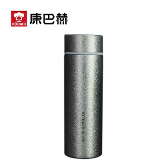 康巴赫（KBH）  智能显温冰花纹钛杯420ML深空灰KH-B42B01