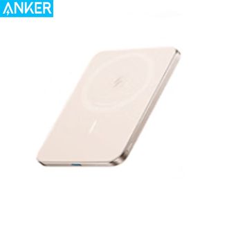 安克  充电宝A1665【金色】 磁吸Air2超轻薄卡片5000mAh20W快充移动电源便携白户外储能电源