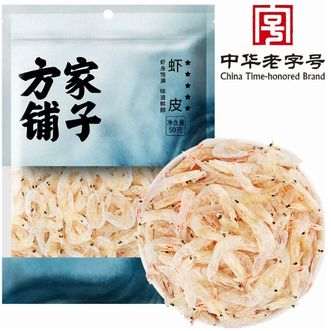 方家铺子  虾皮晒干海产干货海米紫菜虾皮汤50g/袋