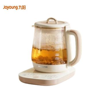 九阳/Joyoung  防溢沸萃家用养生壶迷你 1200W小气泡防糊恒温烧水壶 0胶水智能玻璃煮茶器【九阳漫生活】15WY1J