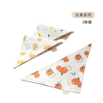 十月结晶  3条婴幼儿纯棉三角巾SH2109（图案随机）