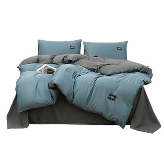 洁丽雅/Grace  水洗磨毛四件套  触感细膩亲肤柔软透气床单被套  200*230cm蒂罗尔