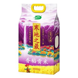 十月稻田  寒地之最香稻贡米5kg-色泽晶莹透亮原产原色洁白如玉