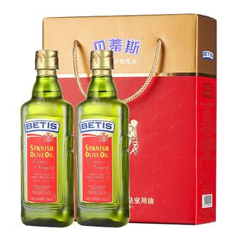 贝蒂斯/BETIS  食用油 特级初榨橄榄油500ml*2礼盒