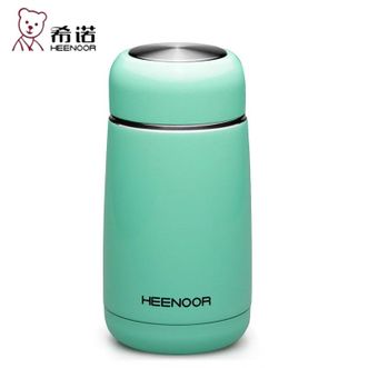 希诺  保温杯270ml 304不锈钢水杯 女生可爱杯 小巧便携放 密封防漏