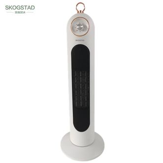 SKOGSTAD  思嘉思达 石墨烯取暖器立式电暖器左右摇头暖风机暖风扇 即开即热电热扇热风机暖气机家用电器冬季加热器立式电暖气SKD-N0060白色
