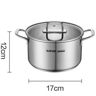 苏泊尔(SUPOR)   汤锅304不锈钢汤煲炖锅电磁炉燃气通用 ST20WA1- 20cm