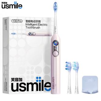 笑容加 (usmile)  智能电动牙刷AI智能化新动力大摆幅全阶护理进阶幻蝶粉
