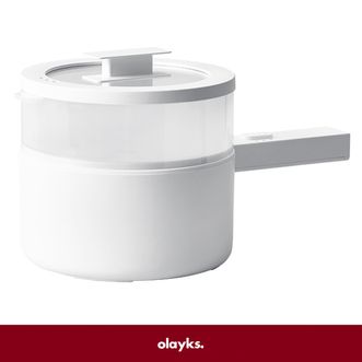 olayks.  电煮锅  1.5L多功能家用宿舍小电锅炒锅-电煮锅带笼  OLK-01-01