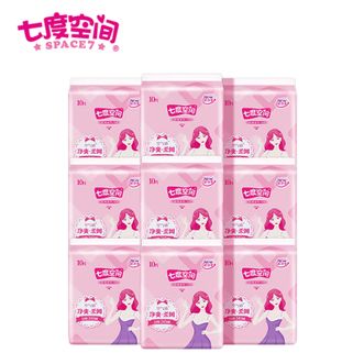 七度空间 净爽网面245mm*90片 透气干爽有氧呼吸的空气感 七度空间 净爽网面245mm*90片 透气干爽有氧呼吸的空气感