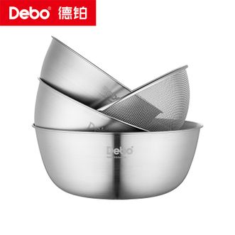 Debo  拉里304套盆料理盆滤篮四件套DEP-955