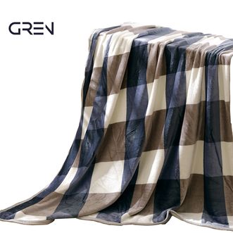 歌然/GREN 云貂绒四季毯150*200cm 几何物语 GR2026