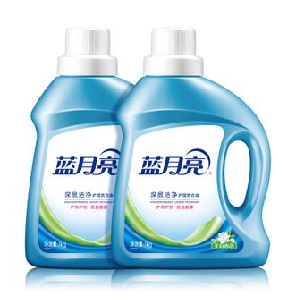蓝月亮  茉莉清香洁净洗衣液1千克*2瓶